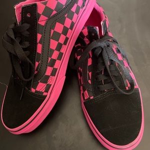 Vans old school black and pink